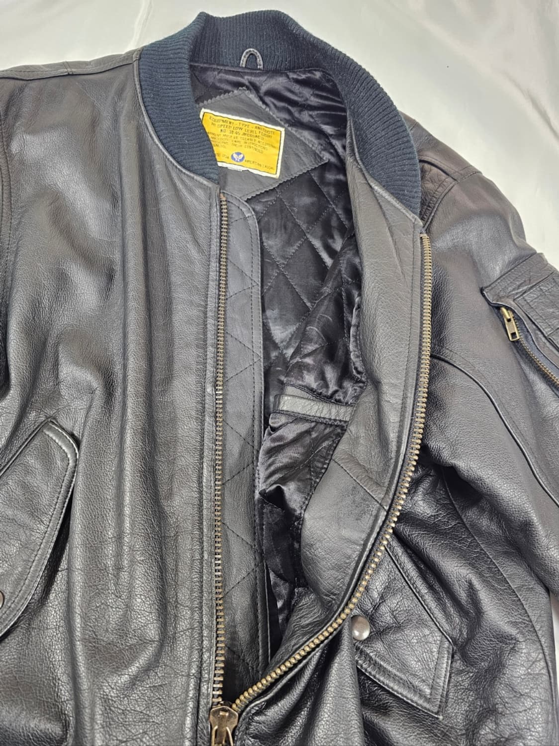 jpn레더항공점퍼 상품이미지8