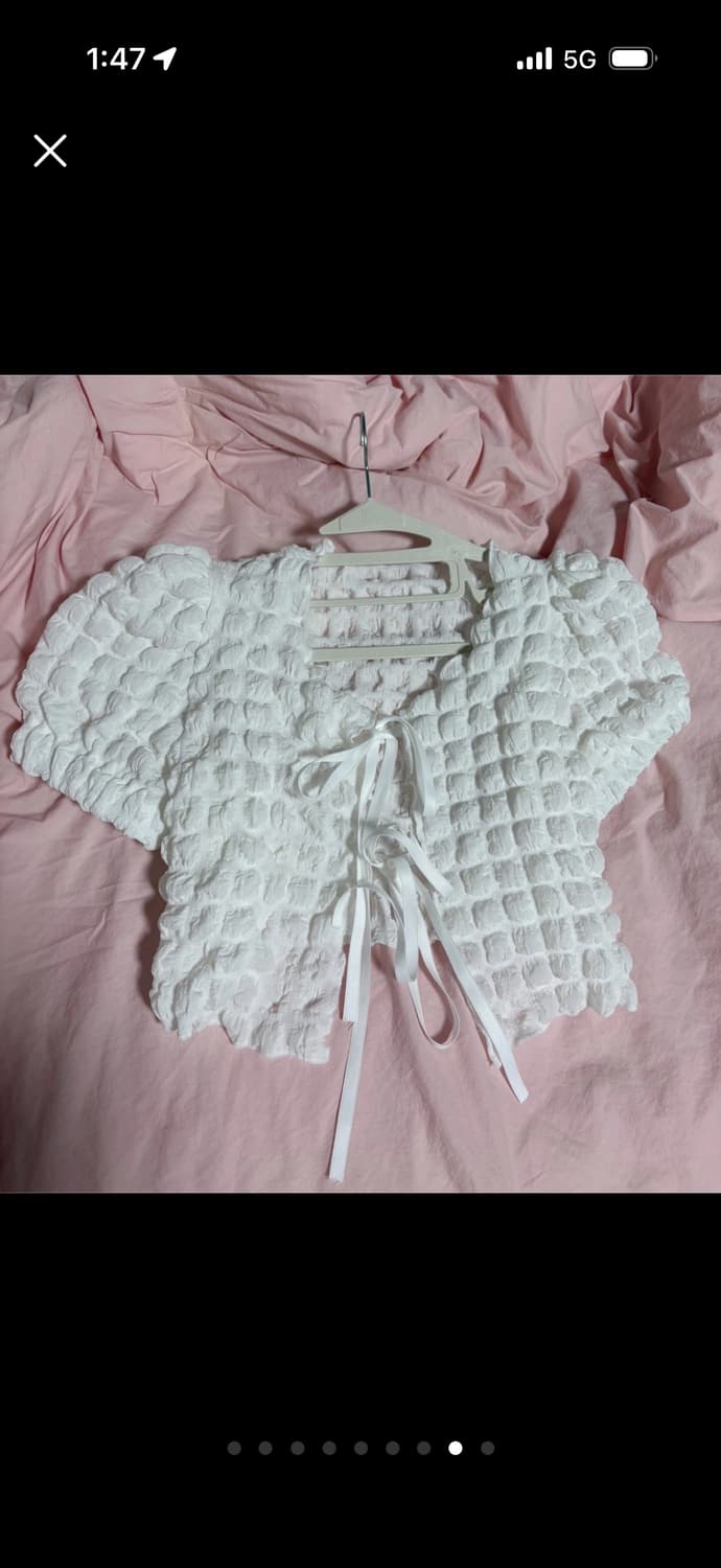 폼폼가디건&탑 세트 새상품 상품이미지8