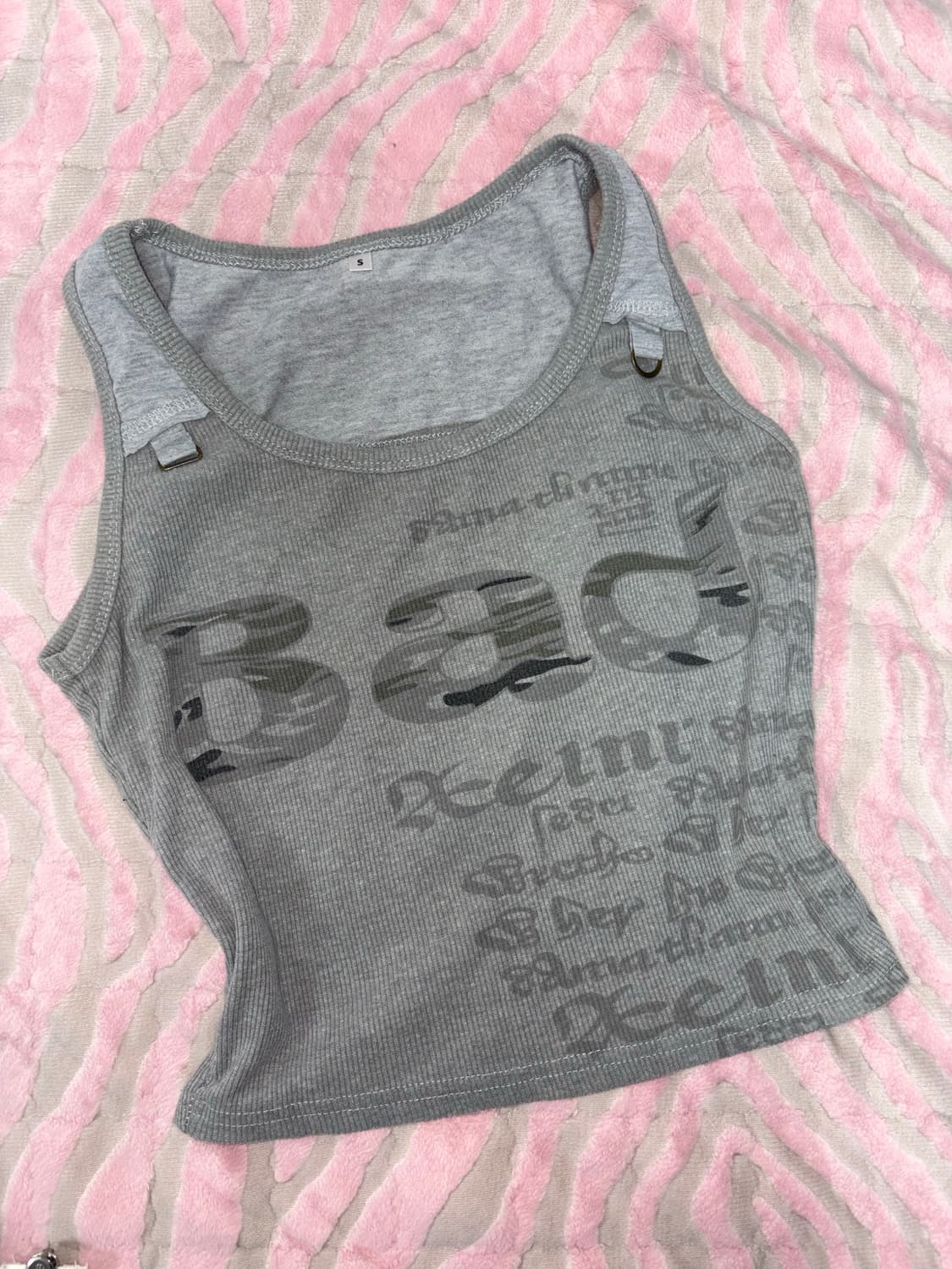 밀리터리 빈티지 나시 그레이  상품이미지1