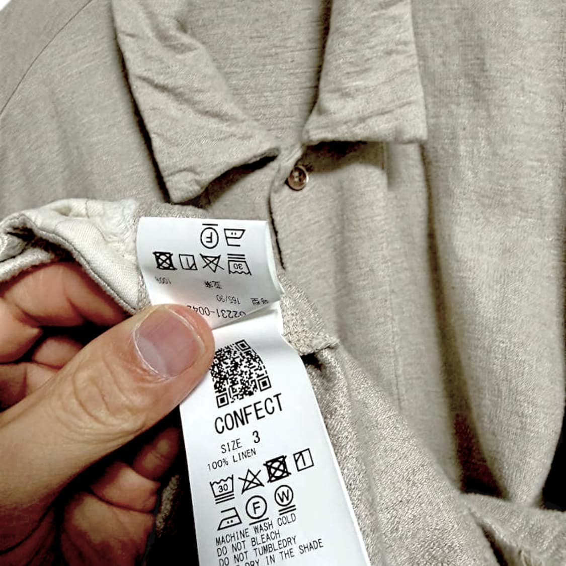 네스트로브컨팩트 인레이 린넨 셔츠자켓 상품이미지8