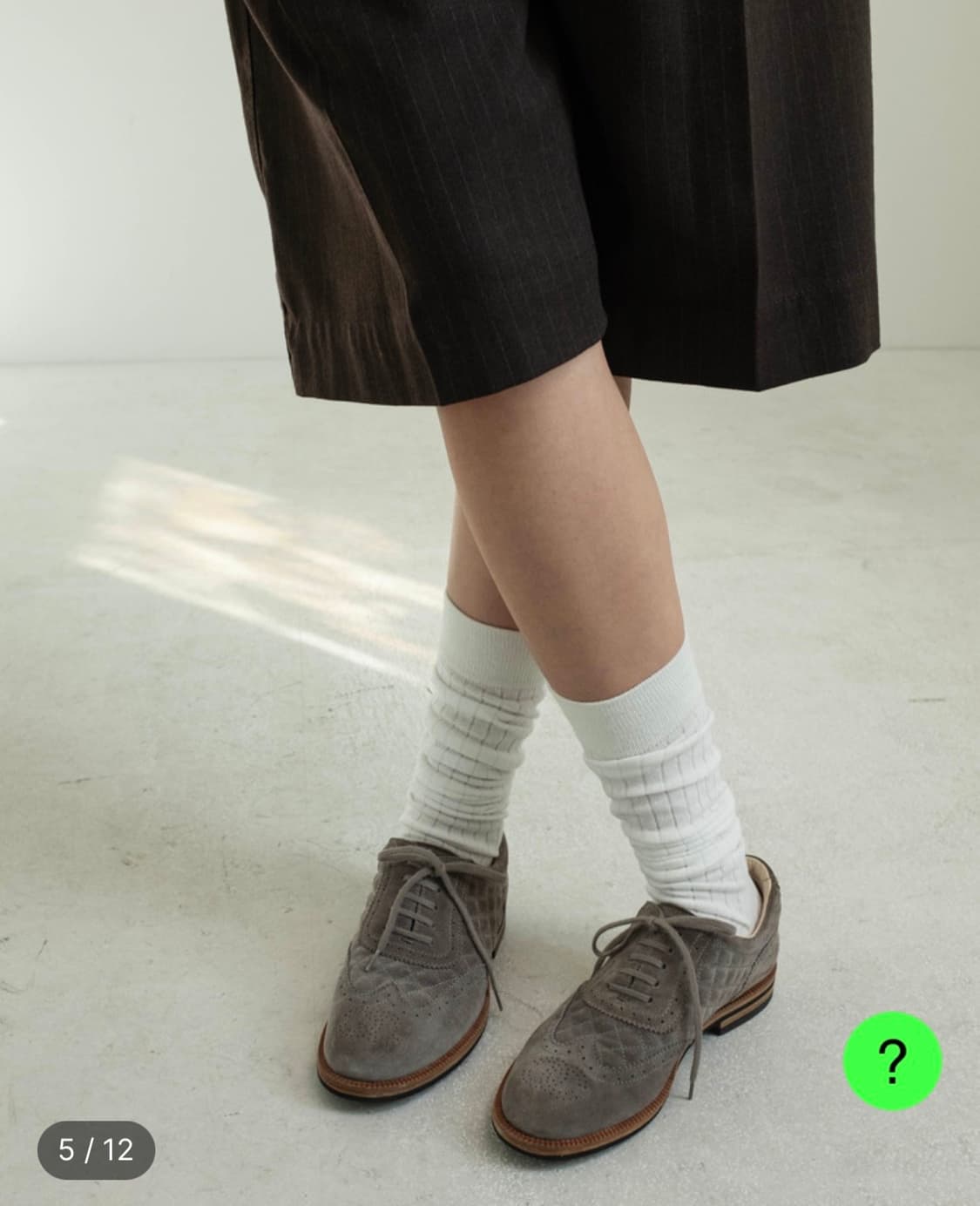 샤넬 스웨이드 옥스퍼드 37사이즈 상품이미지2