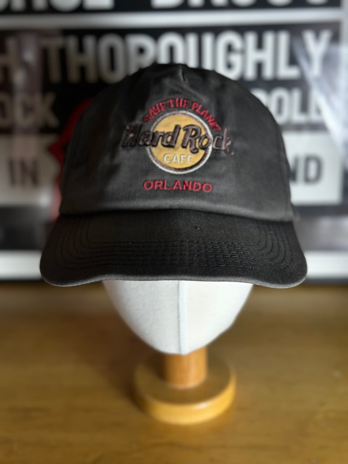 90s Hardrock Cafe 빈티지 하드락 카페 선페이드 모자 상품이미지1