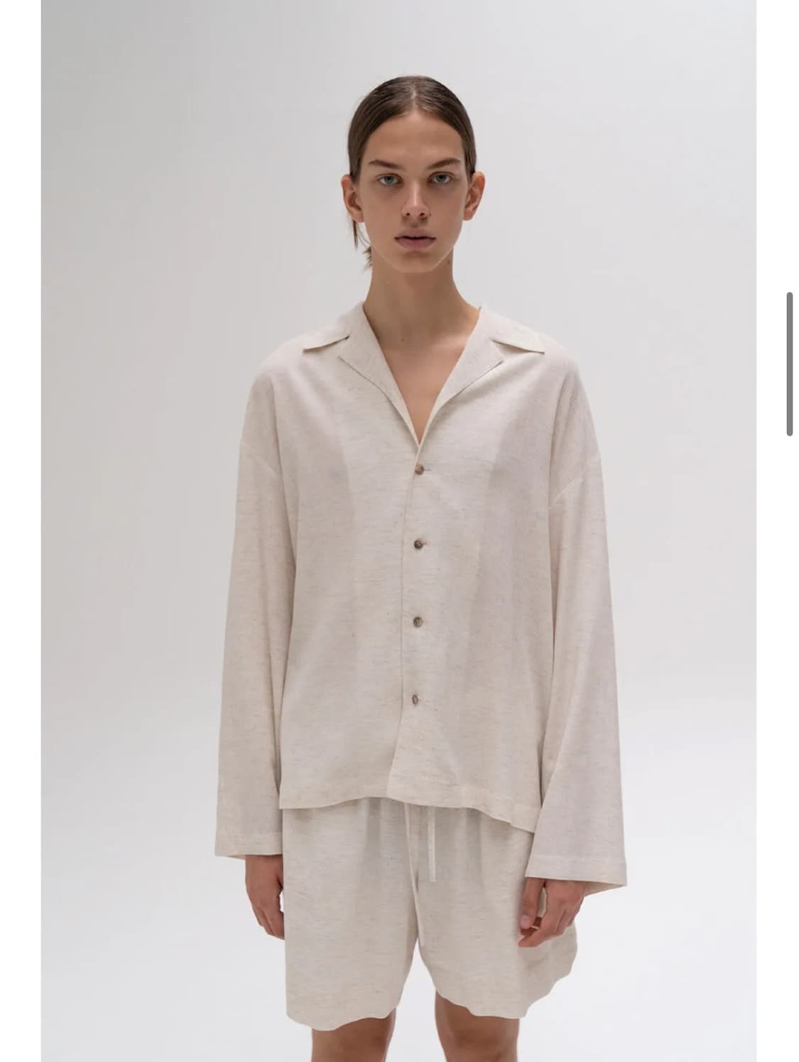 르셉템버(LE17SEPTEMBRE) 린넨 셔츠반바지 셋업 상품이미지1