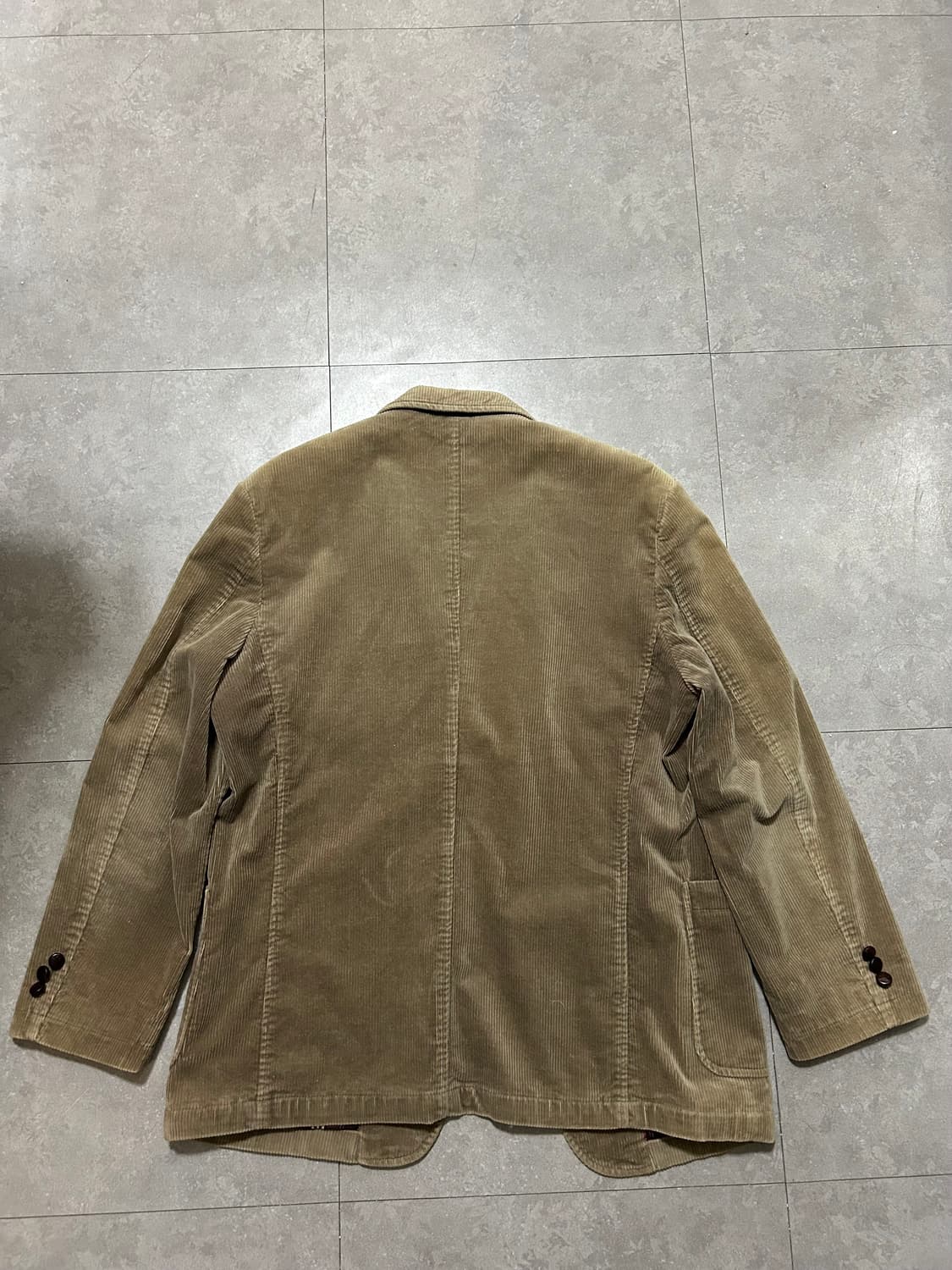 90s 빈폴 빈티지 베이지 컬러 코듀로이 블레이쟈 자켓  100size  상품이미지6