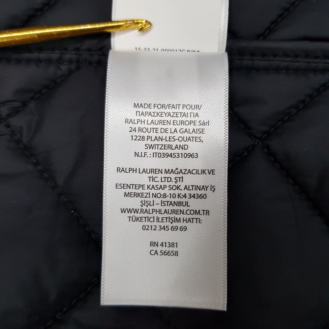 POLO RALPH LAUREN 폴로 랄프로렌 퀼팅 롱 코트 XS사이즈 상품이미지9