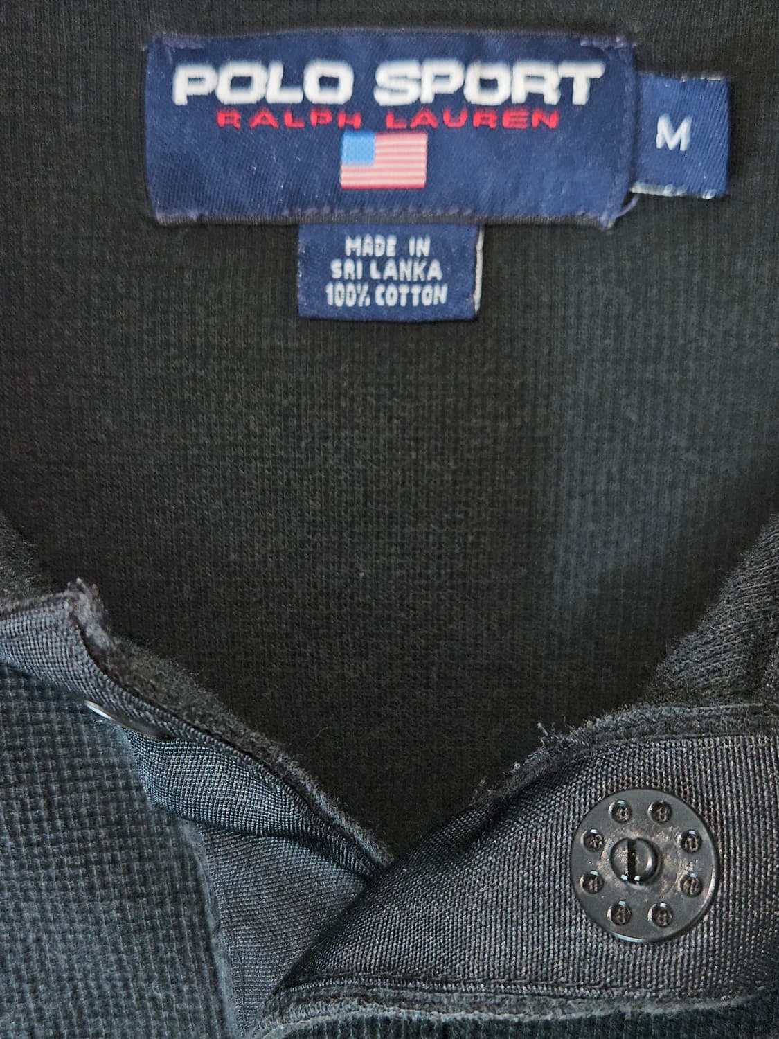 00s 폴로 스포츠 럭비티 니트 긴팔카라티 올드스쿨 빈티지 M 상품이미지4