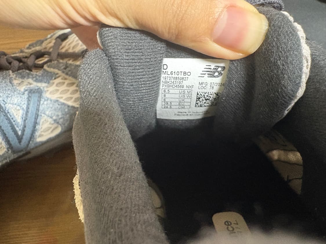 [245] 뉴발란스 ML610 다크 아크틱 그레이 문락 상품이미지7