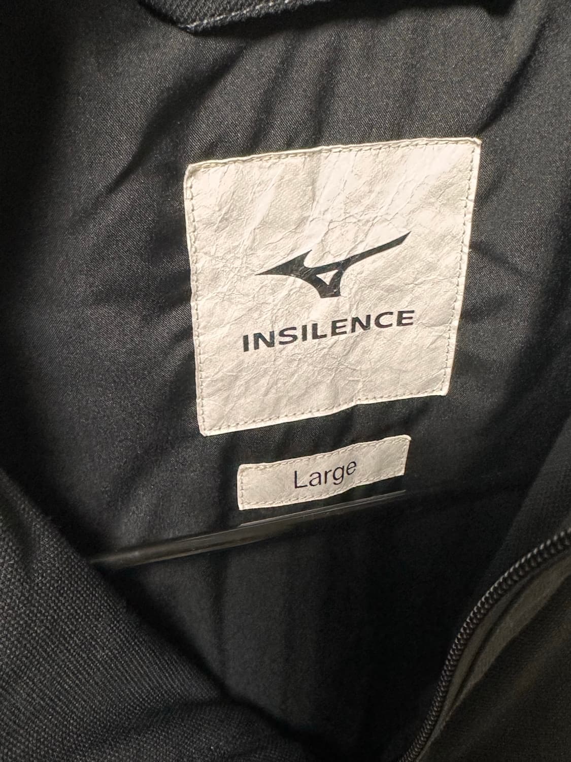 인사일런스X미즈노 옵시디언 베스트 블랙 L 상품이미지3