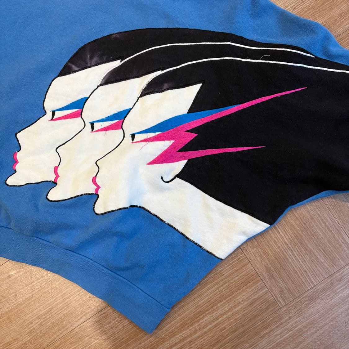 80s 칸사이야마모토 슈퍼레이디 배트윙 슬리브 스웻셔츠(아카이브) 상품이미지3