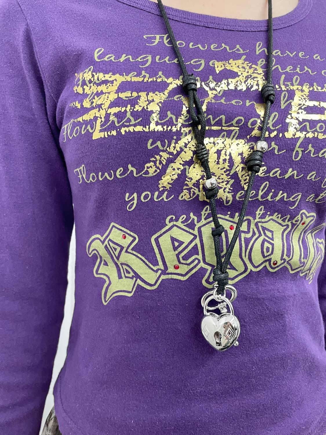 펑크 레터링 큐빅 슬리브 상품이미지2