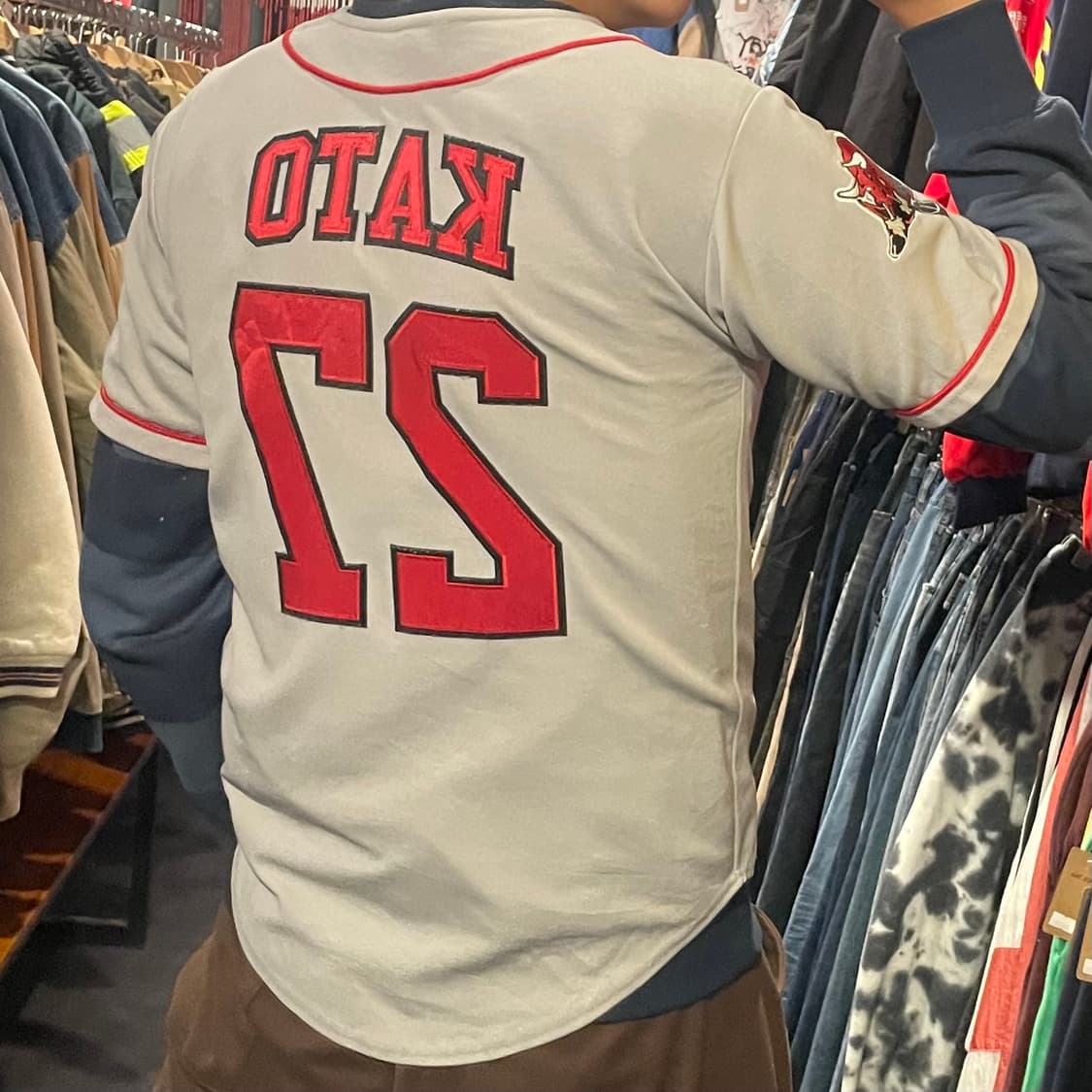 [IM] PALMDESERT KATO No.27 그레이 반팔져지 상품이미지5