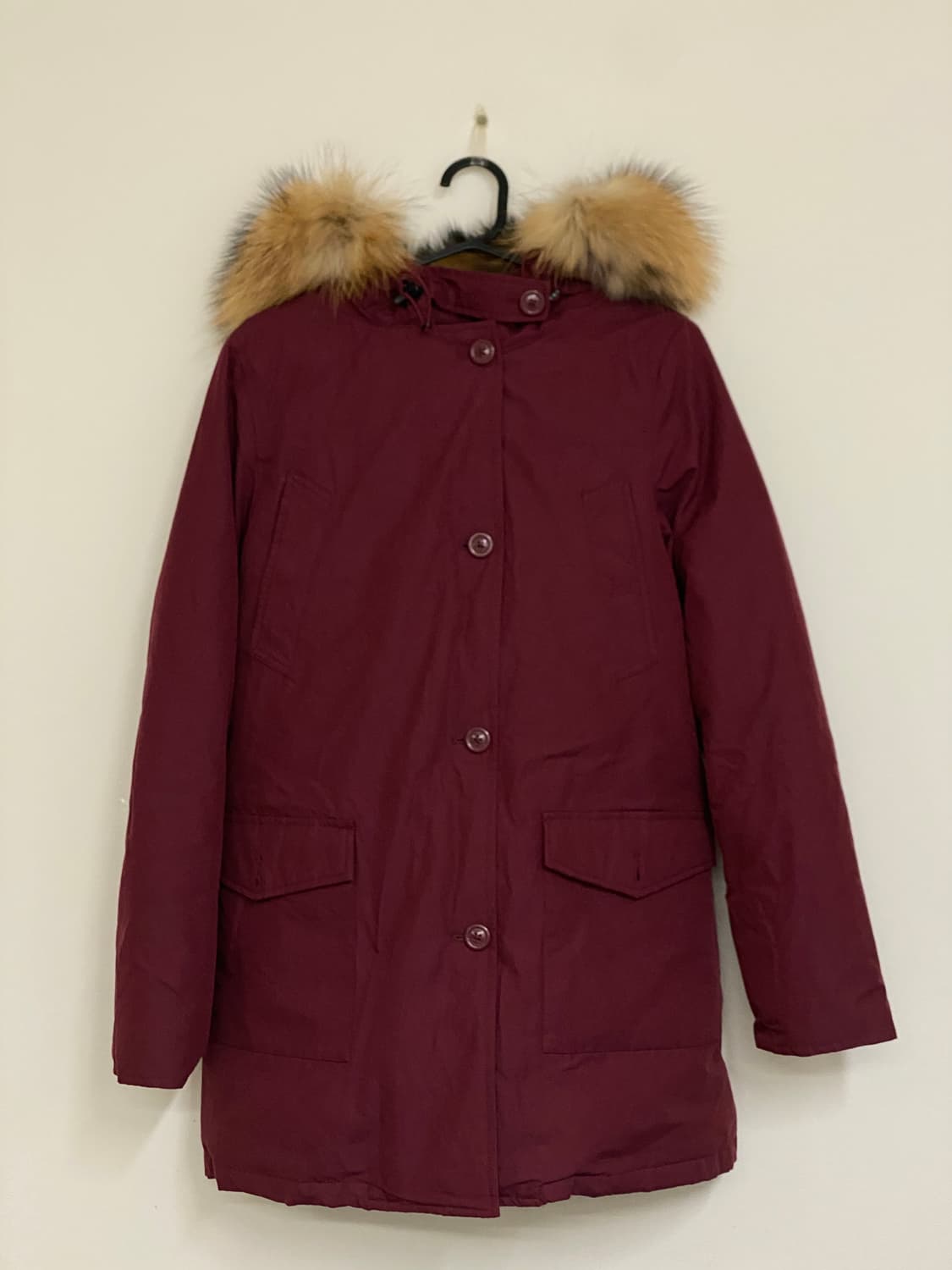 [새상품] 등산용 캐나디언 구스 여성 패딩 S (42) 레드와인 상품이미지2