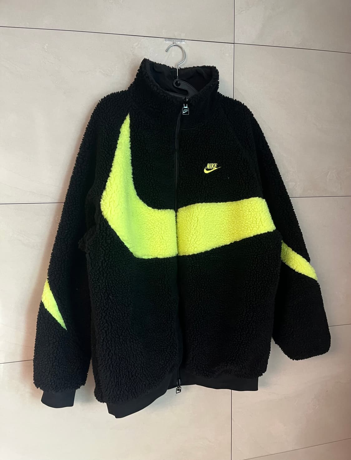 나이키 빅 스우시 리버시블 자켓 블랙 볼트 [L] 상품이미지2