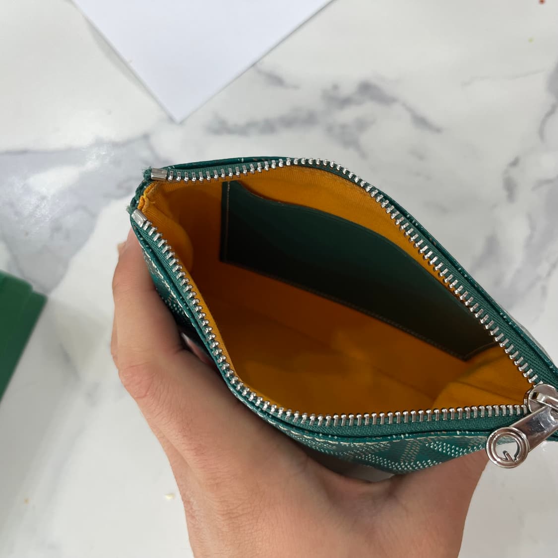 (새상품급) (풀구성 ) 고야드 세나 클러치 미니 MINI 상품이미지5