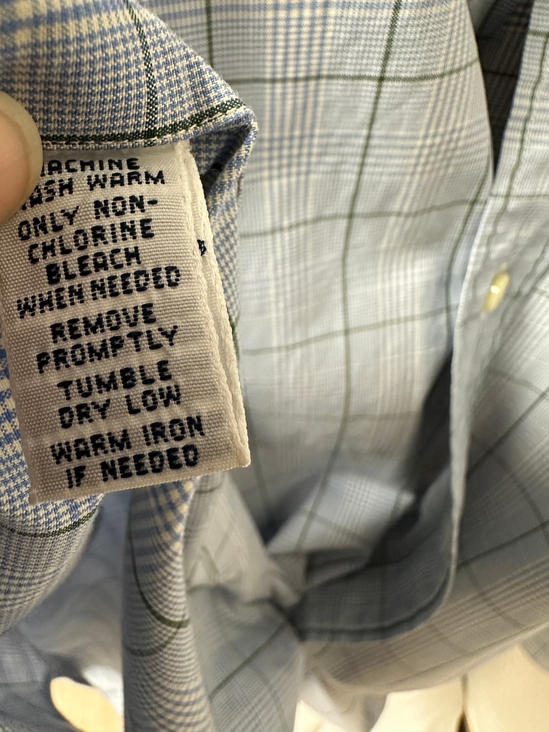 폴로랄프로렌 체크 셔츠 블루 L 상품이미지4