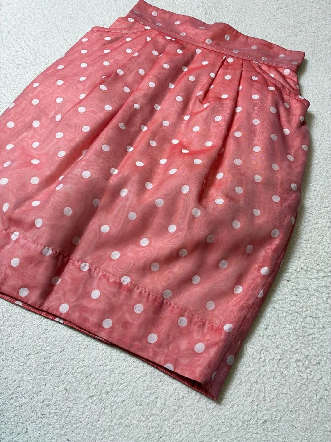 비비안웨스트우드 튤립 00's 도트 미디 스커트 PN7553 상품이미지3