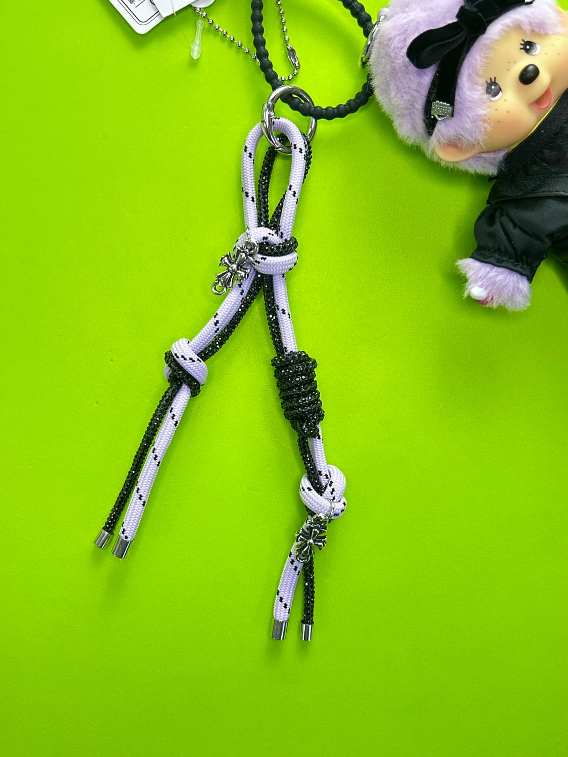 (8)정품몬치치💜힙한퍼플 고스걸 커스텀키링 상품이미지2