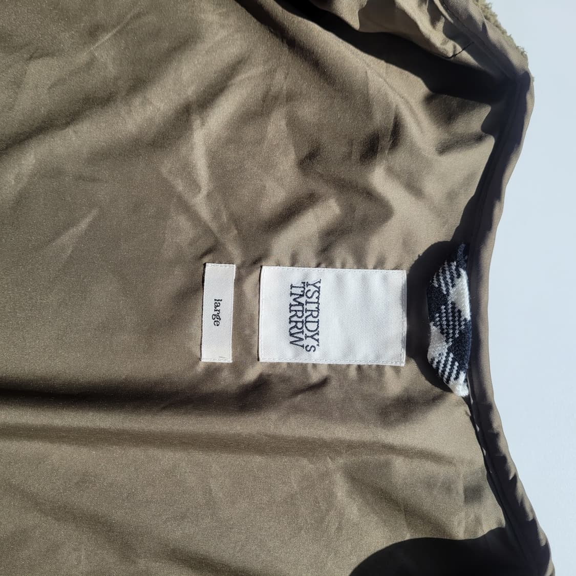 Ystrdys tmrrw 플리스 라이닝 자켓 상품이미지10