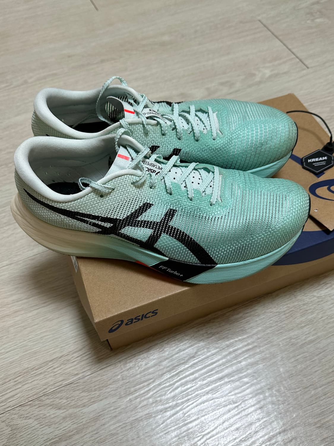 [270] 아식스 메타스피드 엣지 파리 일루미네이트 민트 블랙 상품이미지2