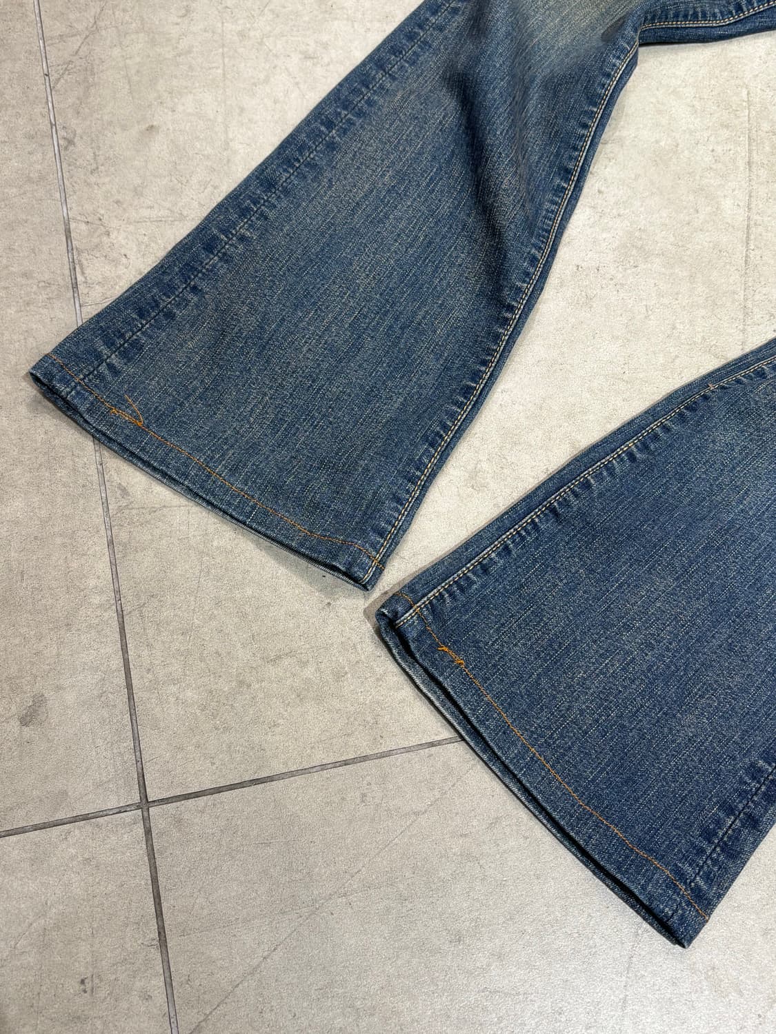 Georgia Love 투버튼 세미 부츠컷 데님팬츠 상품이미지2