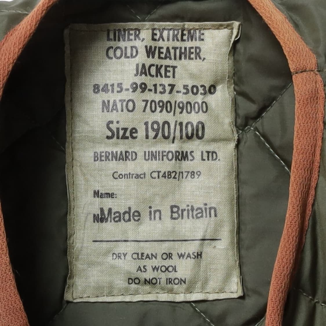 British Army Quilted Liner Jacket 상품이미지8