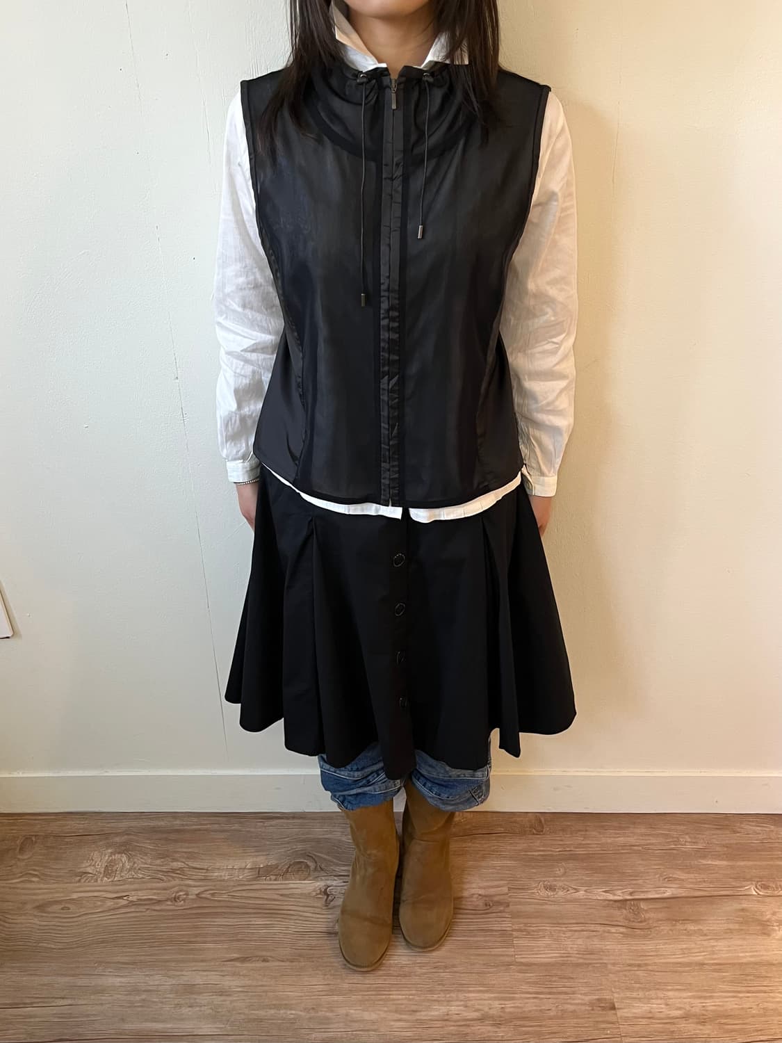 JIZZO 시스루 vest 상품이미지7