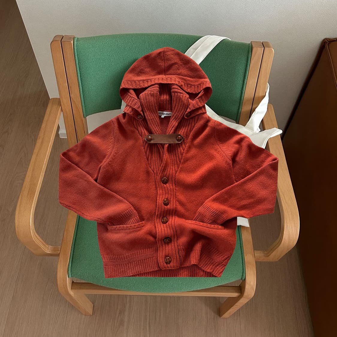 🍊Orange Hood Knit 상품이미지1