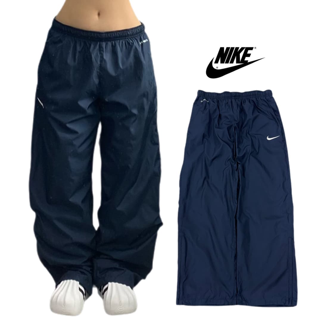 나이키 스우시 올드스쿨 와이드 바람막이 트랙팬츠 상품이미지1