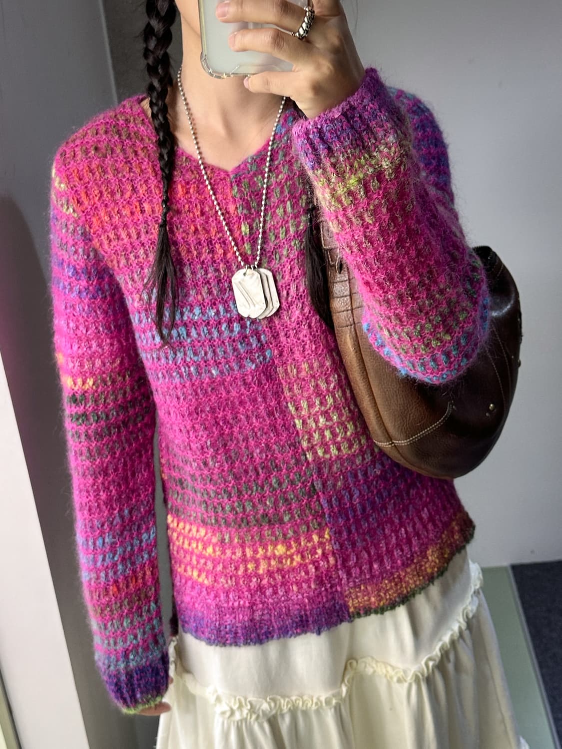 rainbow gradation knit 상품이미지2