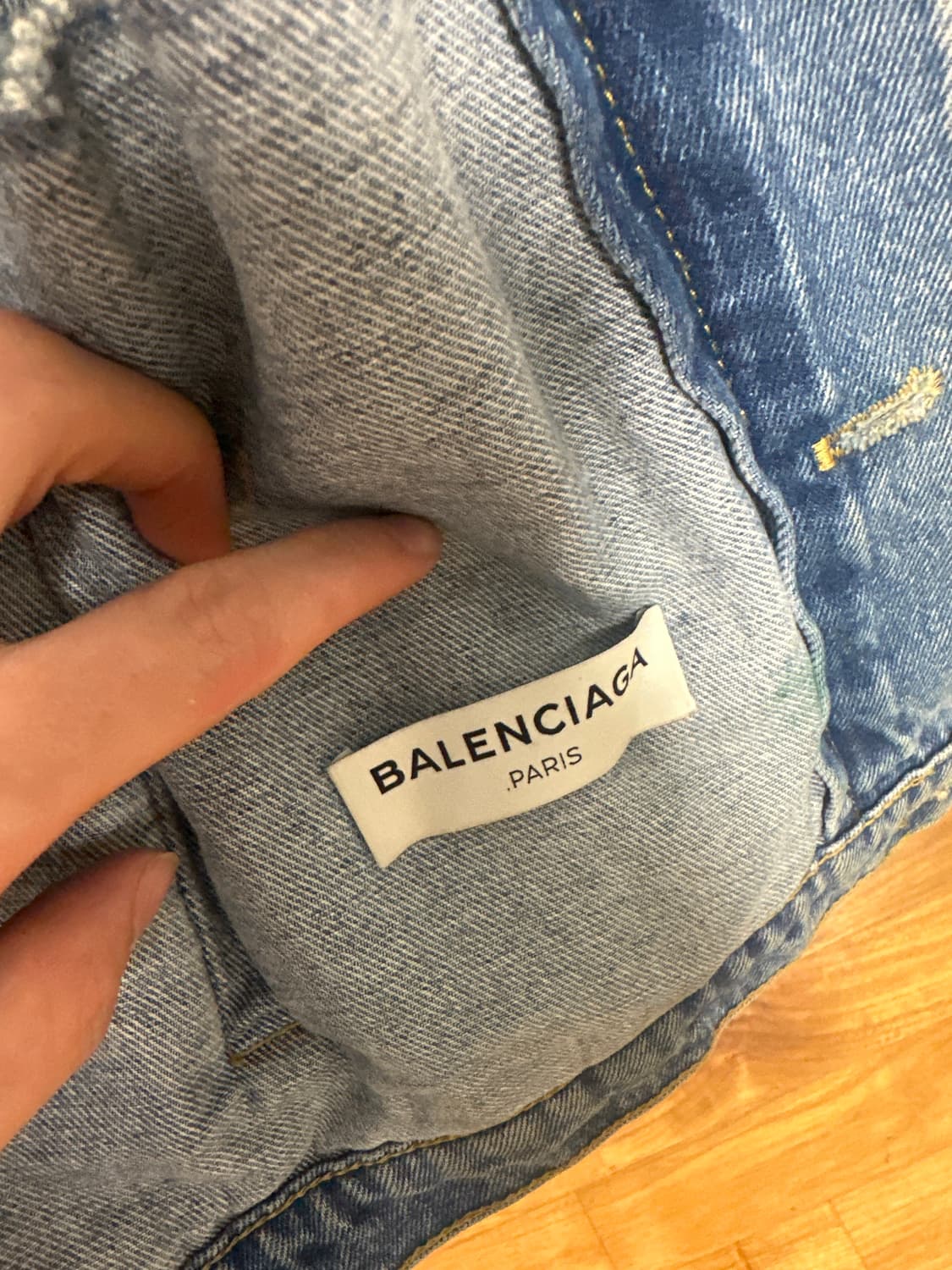 발렌시아가 숄더패드 데님자켓  상품이미지4