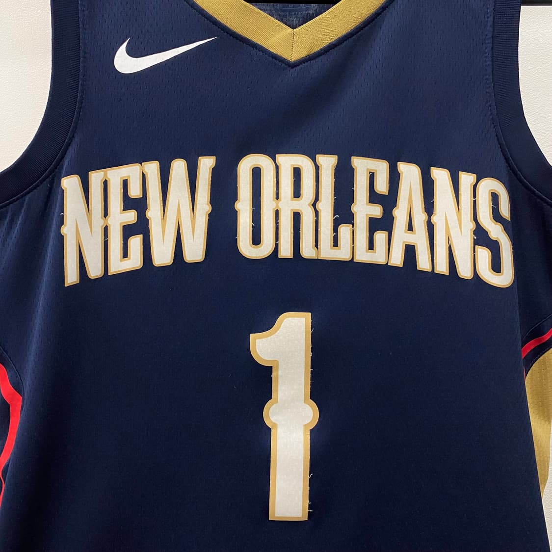 나이키 뉴올리언스 자이언 윌리엄슨 스윙맨 져지 상품이미지3