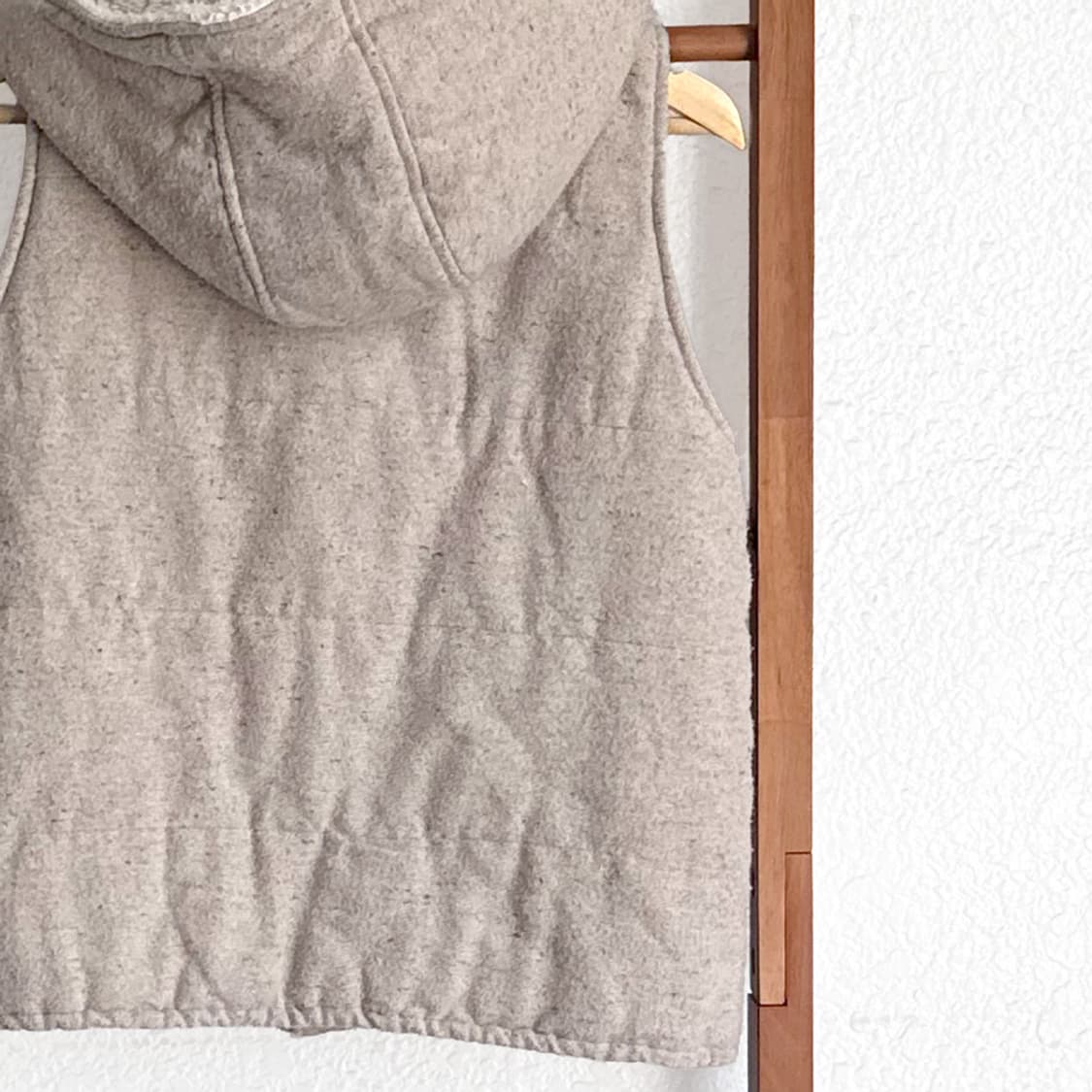 우드 오트 더플 후드 베스트 상품이미지9