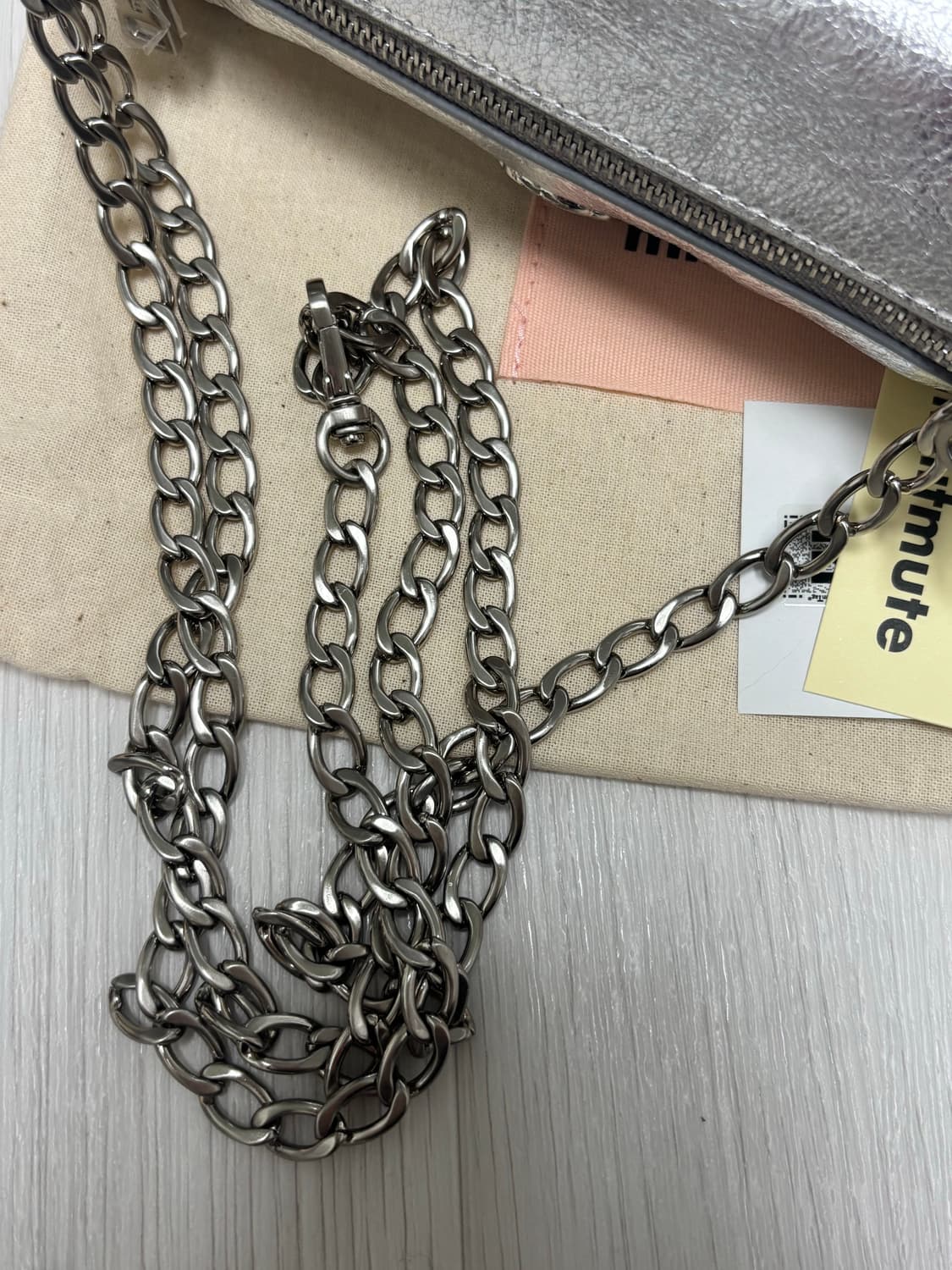 미닛뮤트 브렛미니 백 체인 실버 (더스트백+택+보증서+쇼핑백) 상품이미지5