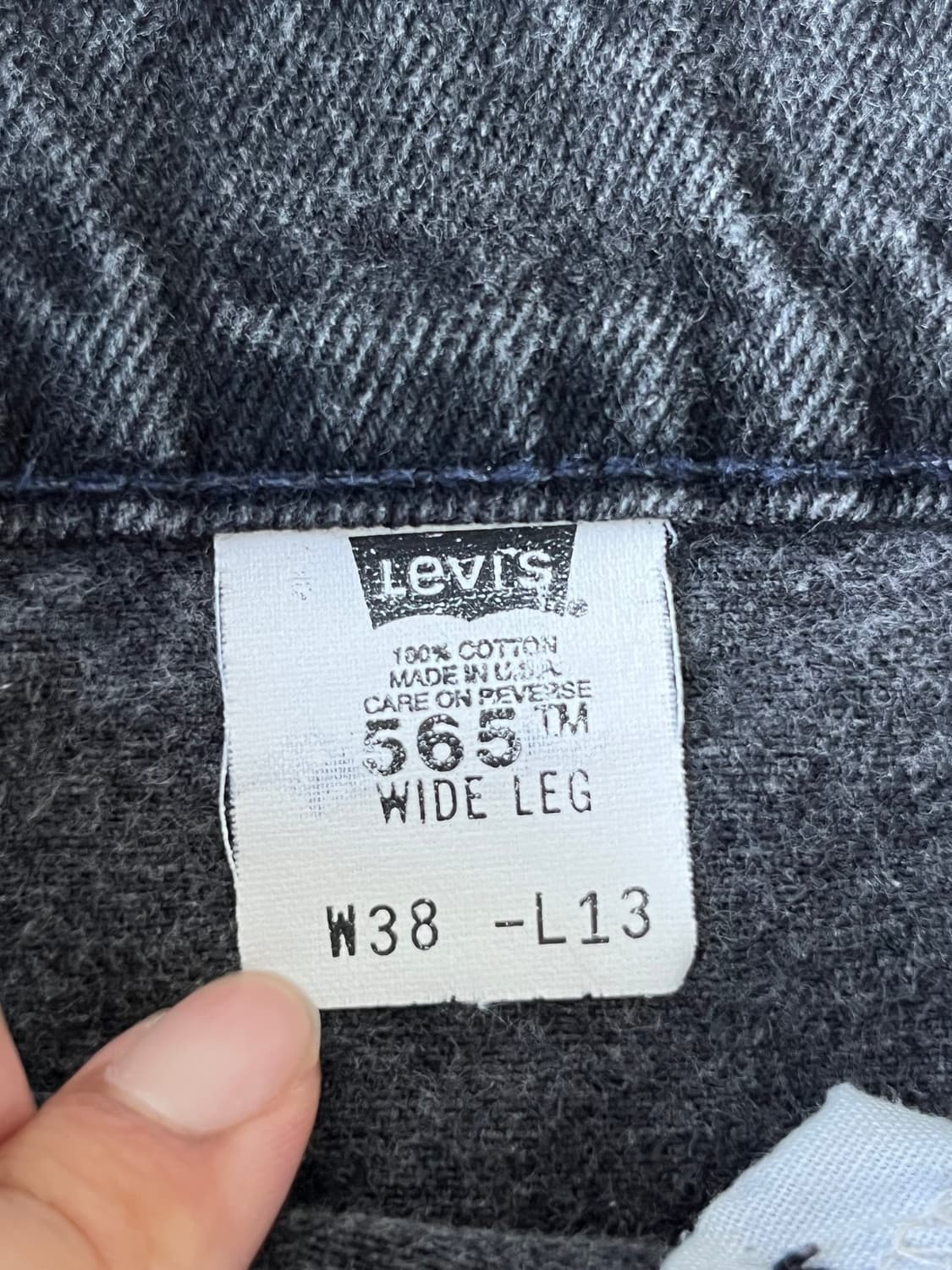 97년 levis 565 wide leg shorts 상품이미지3