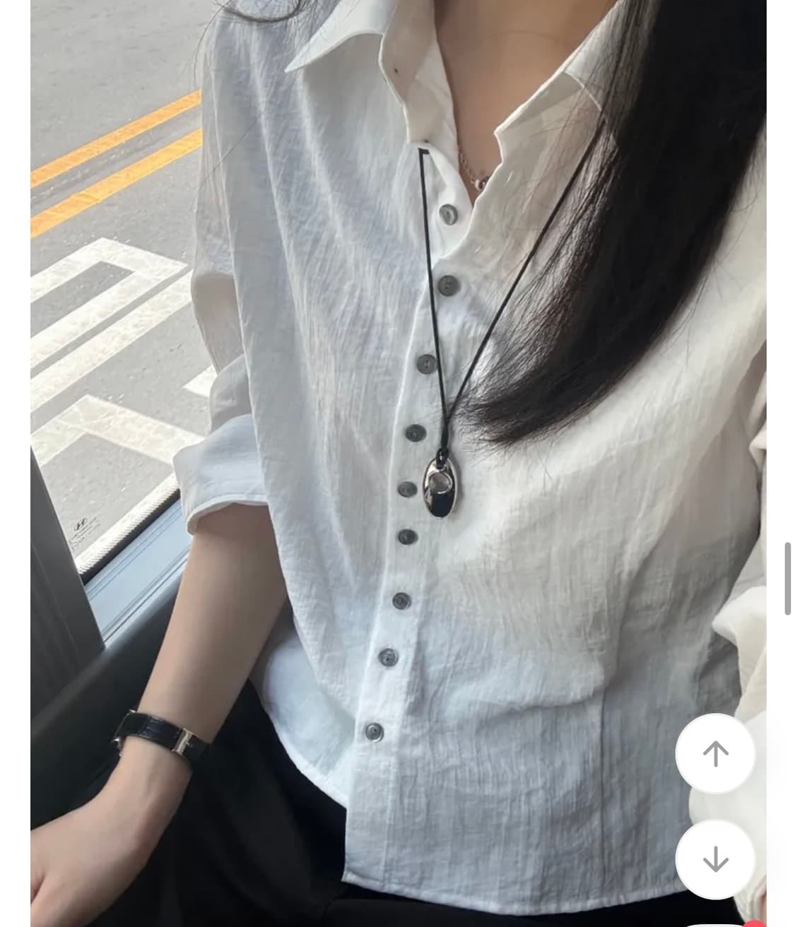 FIND 스트라이프 텐셀 셔츠 상품이미지1