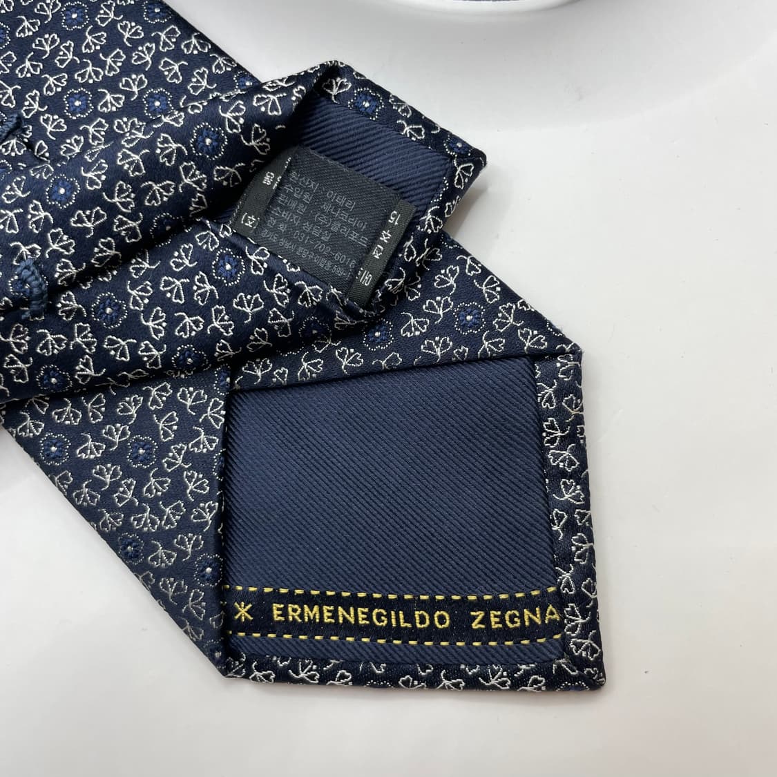 752) (Ermenegildo zegna) 에르메네질도제냐 패턴 넥타이 상품이미지5