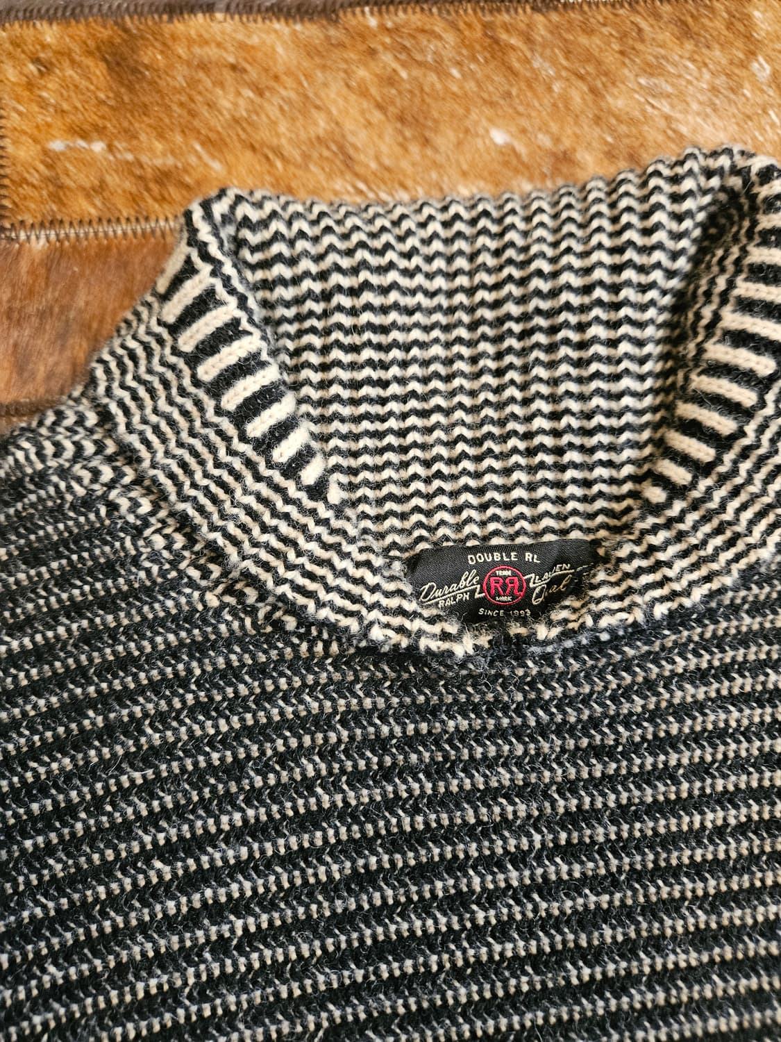 더블알엘 숄카라 울니트  상품이미지3