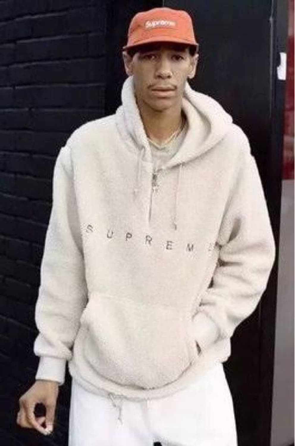 [L] 슈프림 쉐르파 플리스 풀오버 크림 상품이미지1