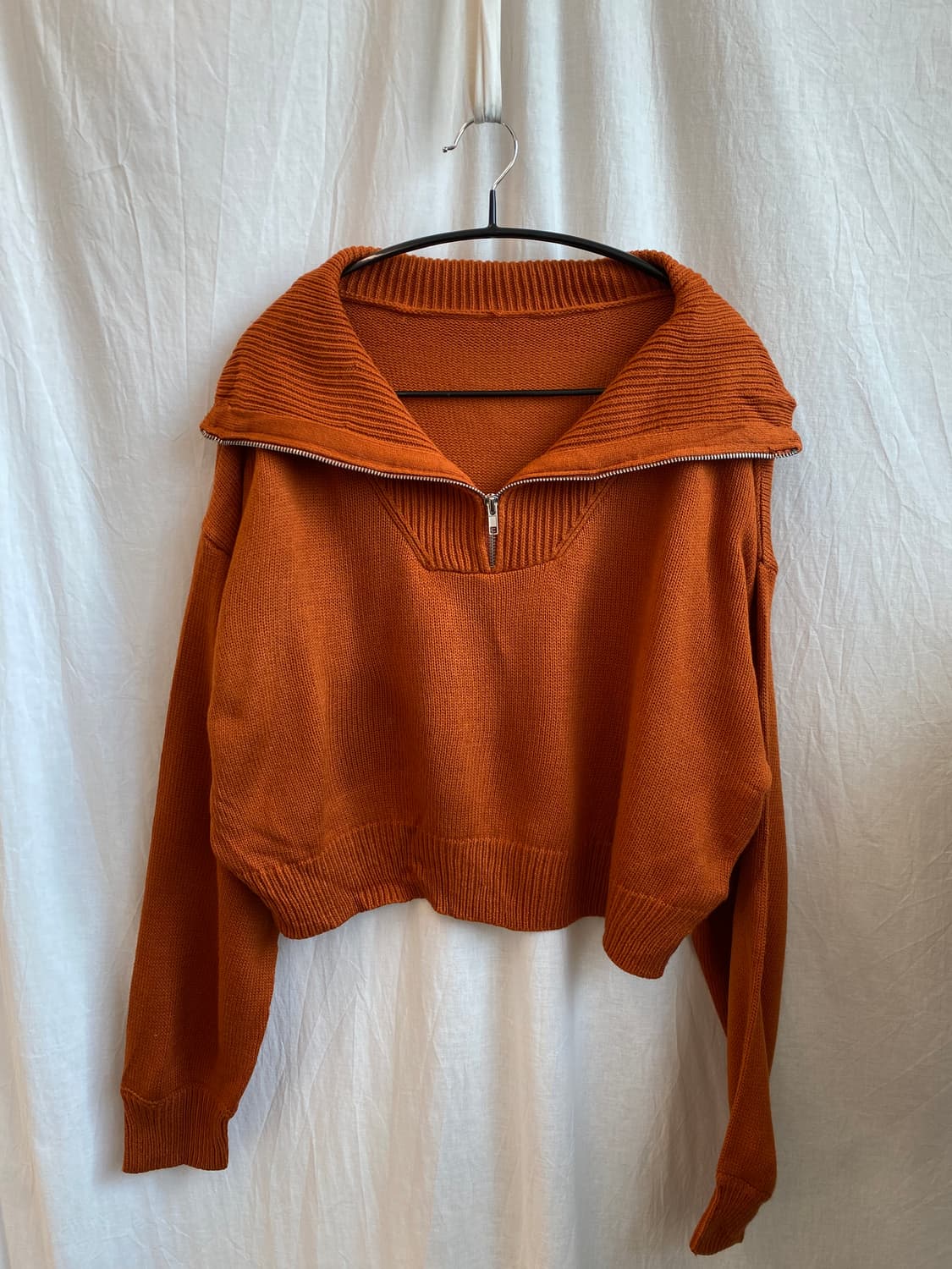 INGNI 오렌지 하프집업 니트(M) 상품이미지2