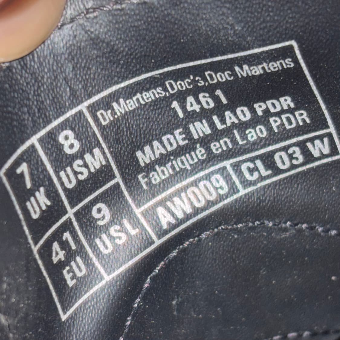 [260] 닥터마틴 1461 스무스 블랙 더비 슈즈 워커 상품이미지5