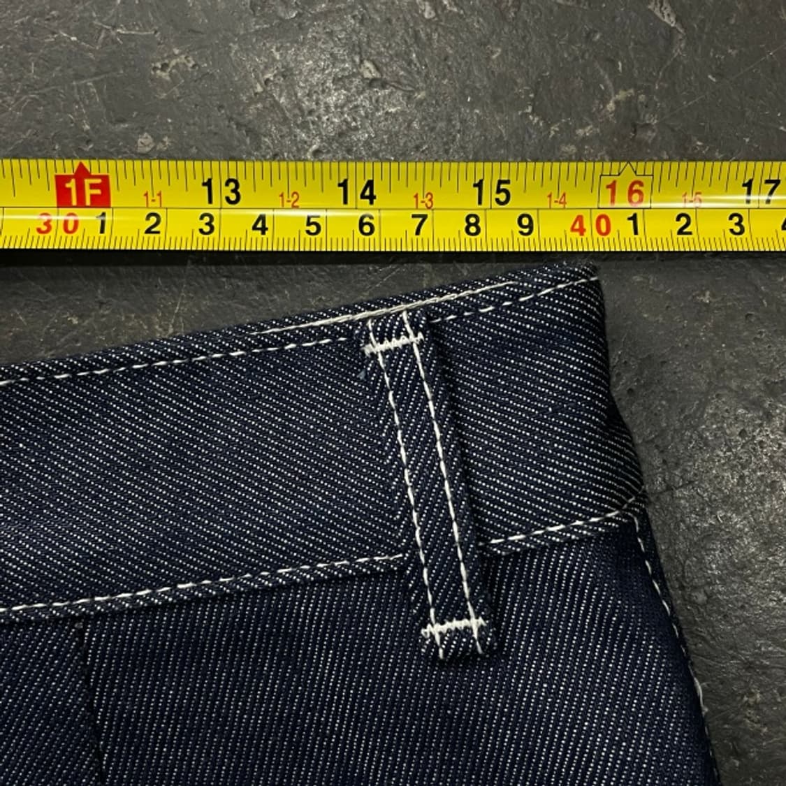95 구보 GUVO 스티치 생지 데님팬츠 상품이미지8