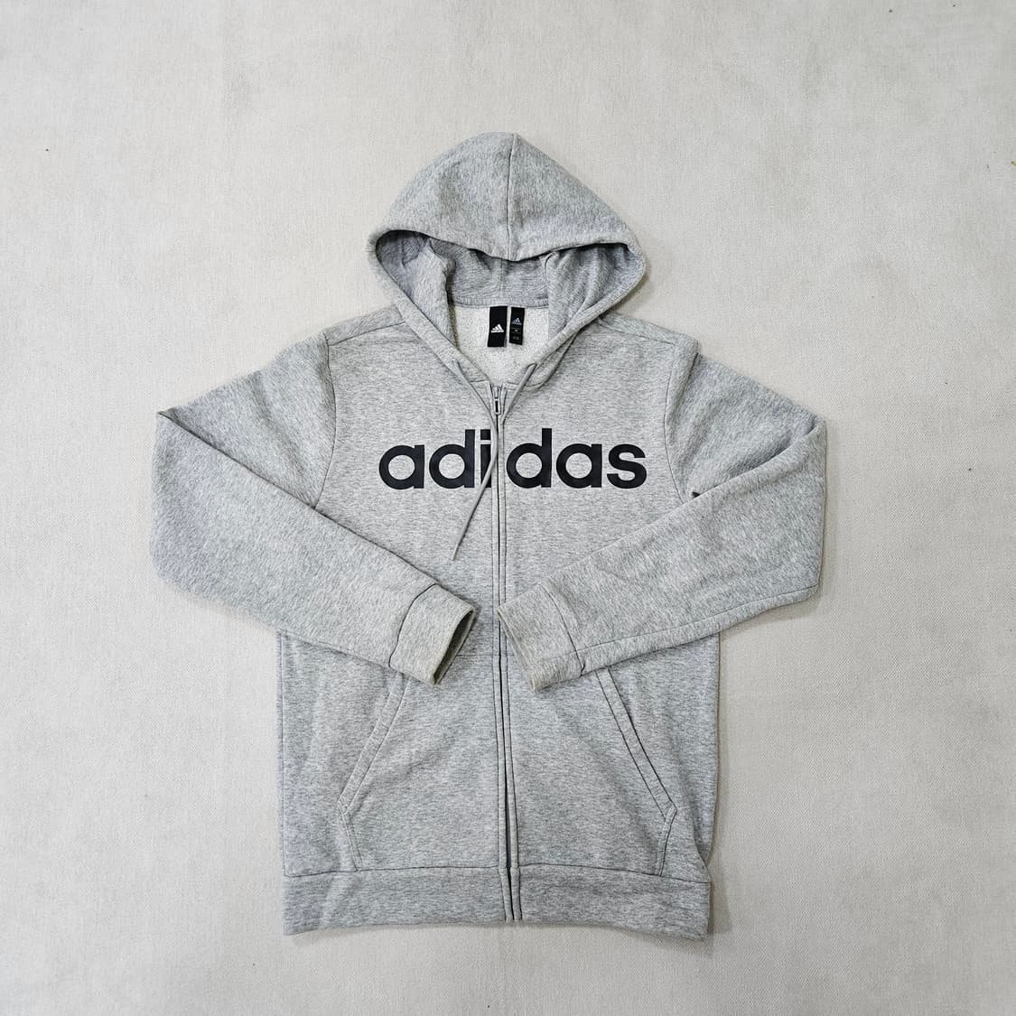 M 아디다스 그레이 후드집업 0306Y 상품이미지1