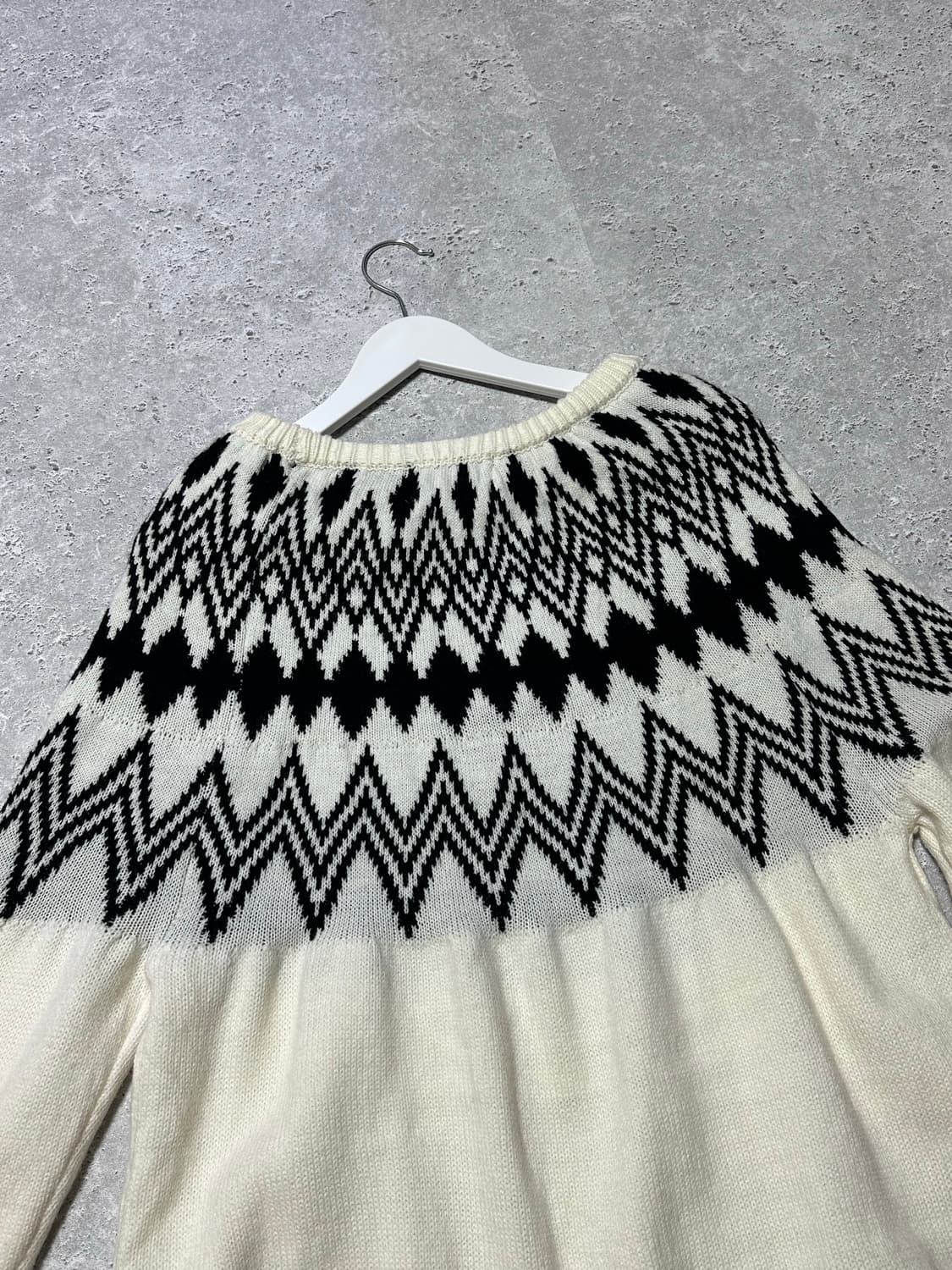 AZUL BY MOUSSY 페어아일 아이보리 니트 상품이미지3