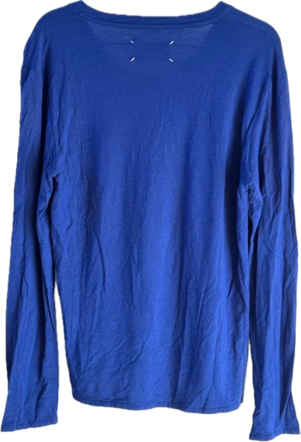 martin margiela v-neck sleeve knit blue 상품이미지2