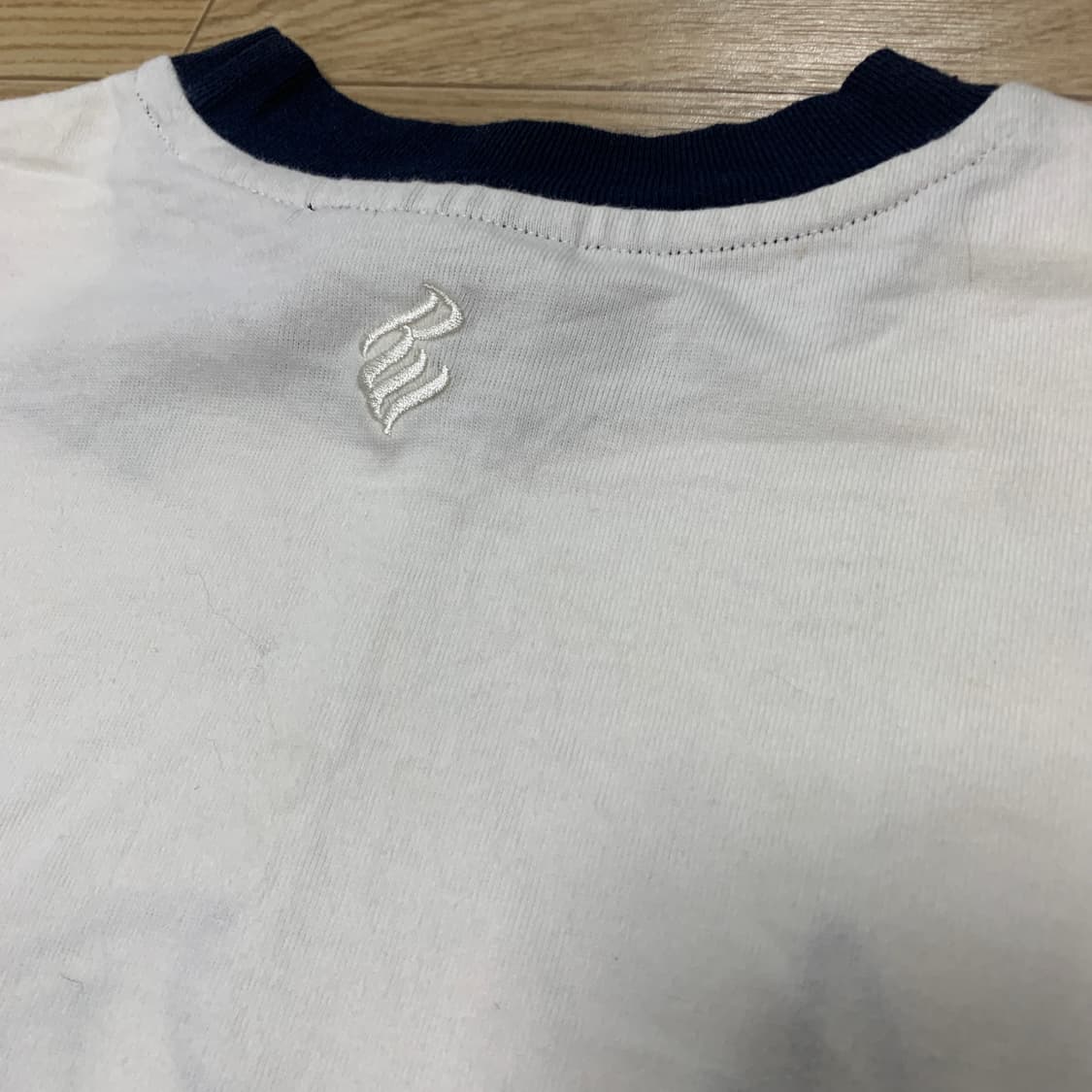 M)rocawear 로카웨어 체크 아플리케 패치 자수 링거티 상품이미지6
