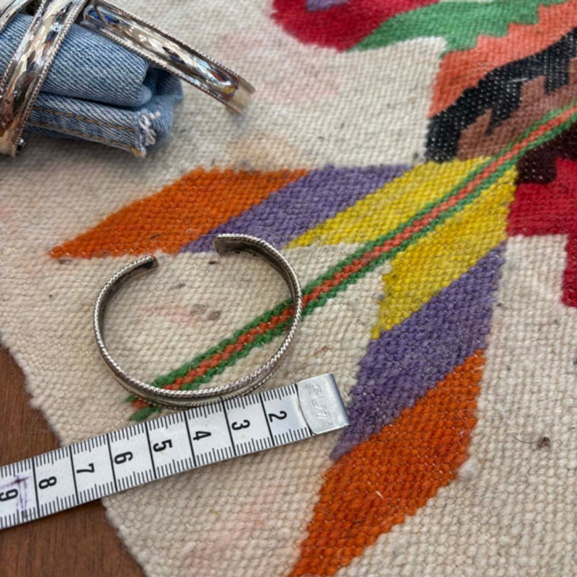핸드메이드 실버 뱅글(handcrafted 네이티브아메리칸) 상품이미지8