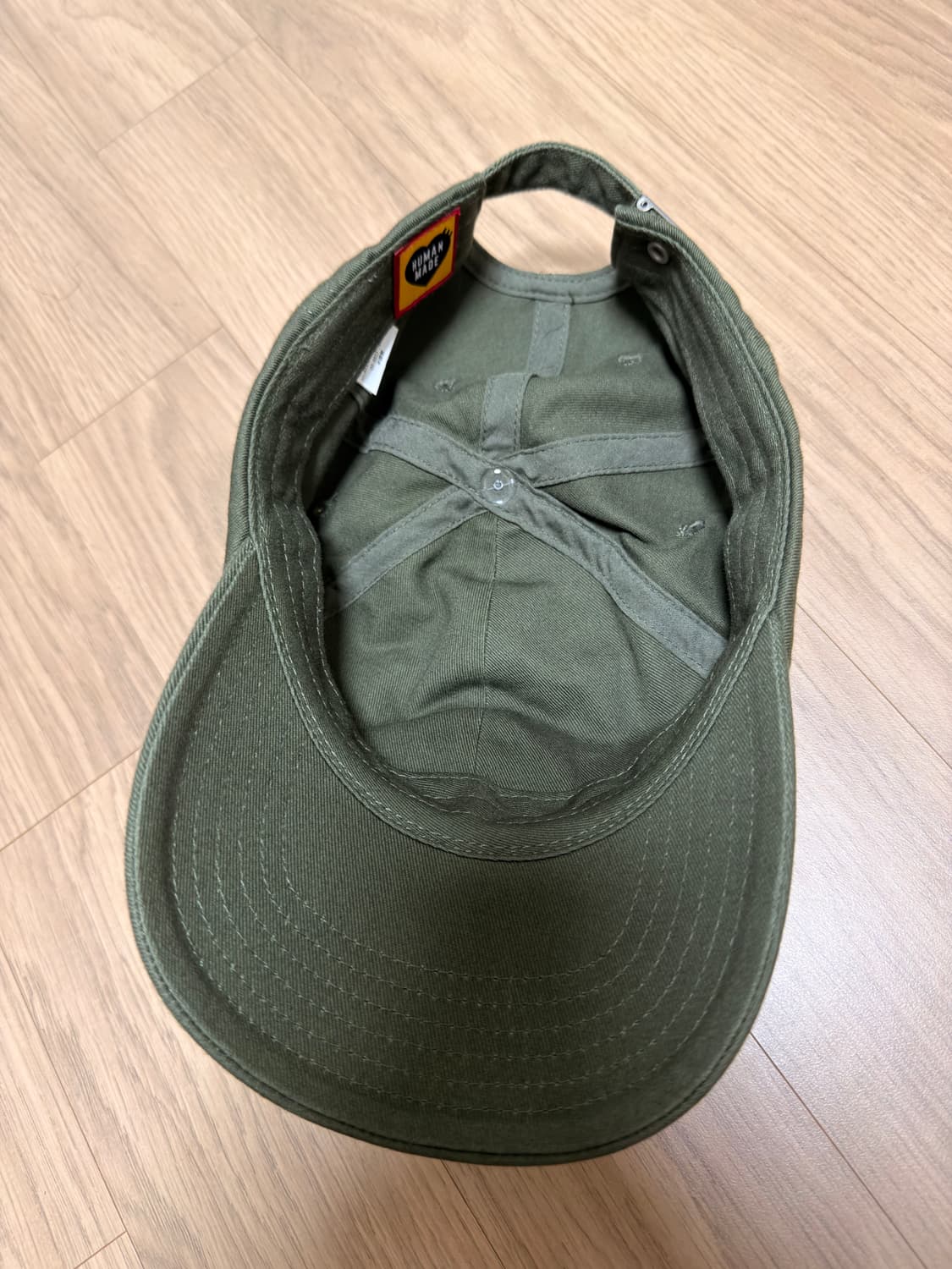 휴먼 메이드 6패널 트윌 캡 올리브 드랩 상품이미지2