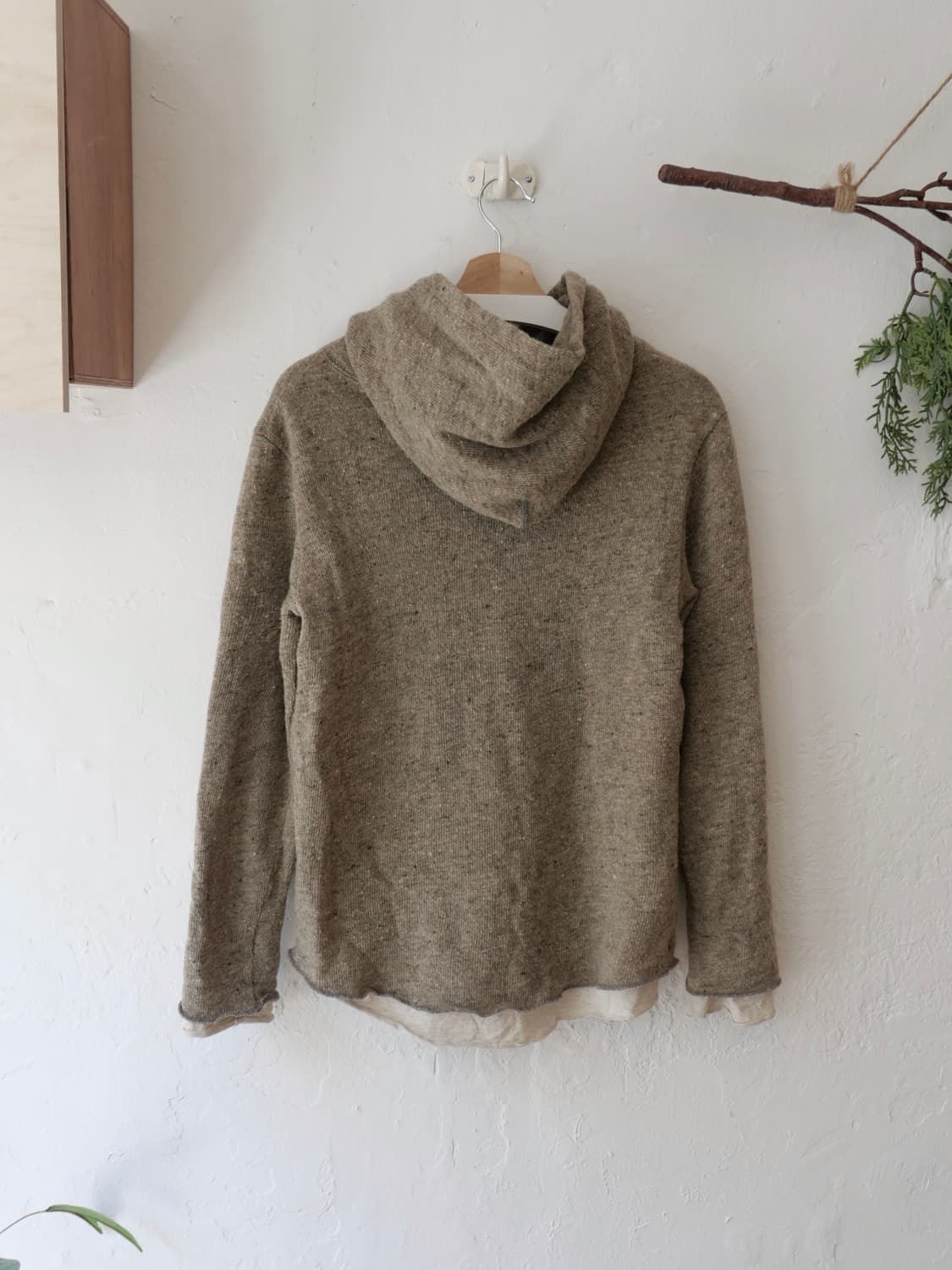 레미 릴리프 레이어드 니트 후디 상품이미지5