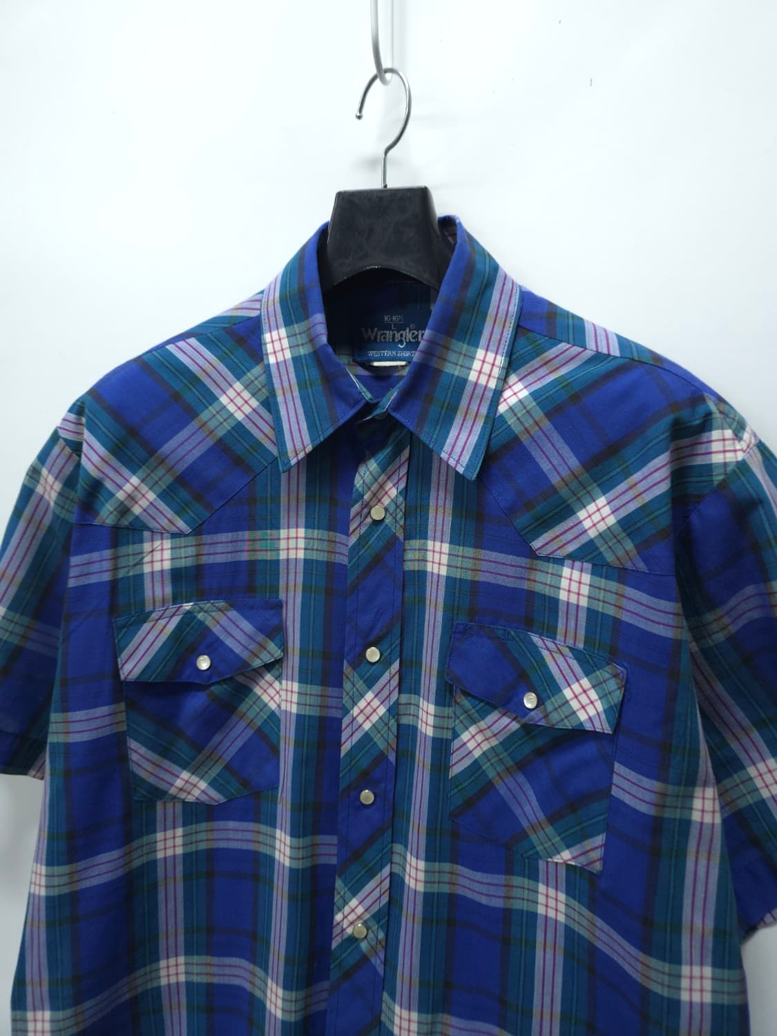랭글러(Wrangler) 빈티지 웨스턴 반팔 셔츠  상품이미지2