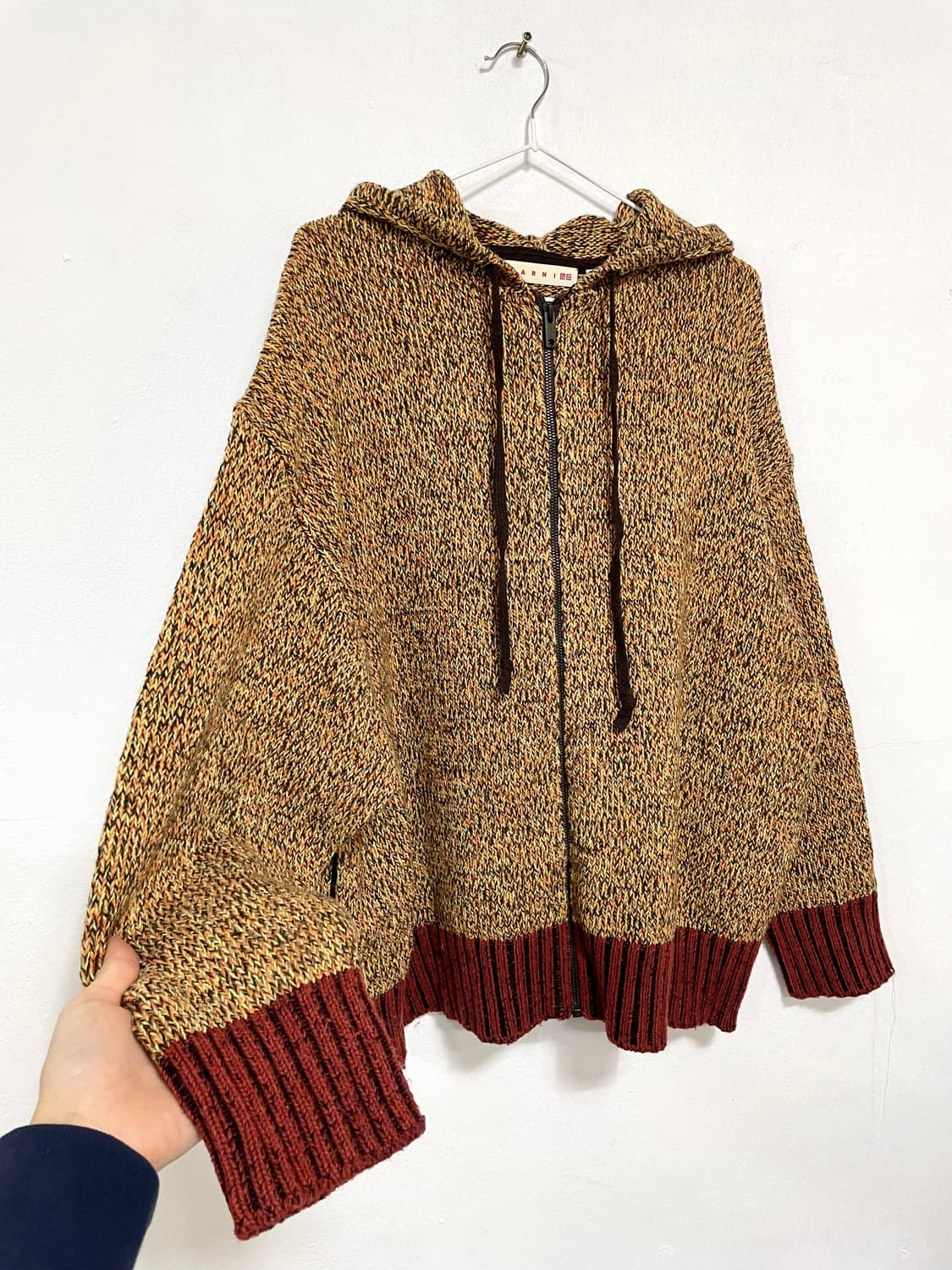 유니클로 마르디 니트 집업 xl 상품이미지3